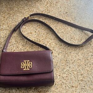 Tory Burch Dark Red Crossbody Bag